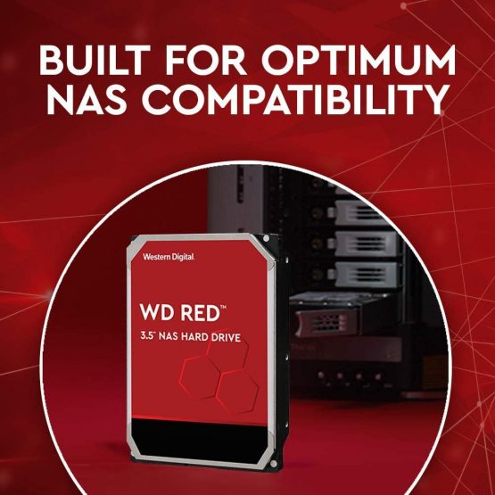 Western Digital 4TB Intellipower SATA 6Gb/s 64 MB Cache 3.5-Inch NAS Desktop Hard Disk Drive - Red (WD40EFAX) - Image 4