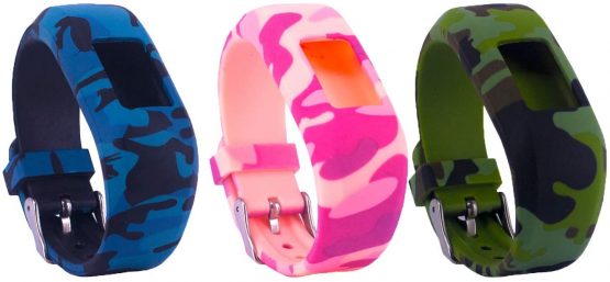 Chofit Straps Compatible with Garmin Vivofit jr.2 Strap, Replacement Colorful Band Wristband Armbands Soft Silicone Straps for Vivofit jr 2 Activity Tracker