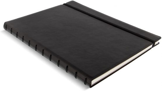 Filofax A4 Refillable Notebook - Black
