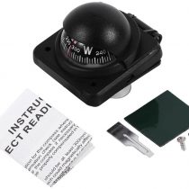Keenso Multi-functional Marine Navigation Compass, Car Compass Car Mount Dashboard Digital Boat Voyager Compass Flush Mount For Car Vehicle Sea Marine Boat Ship Outdoor Trip
