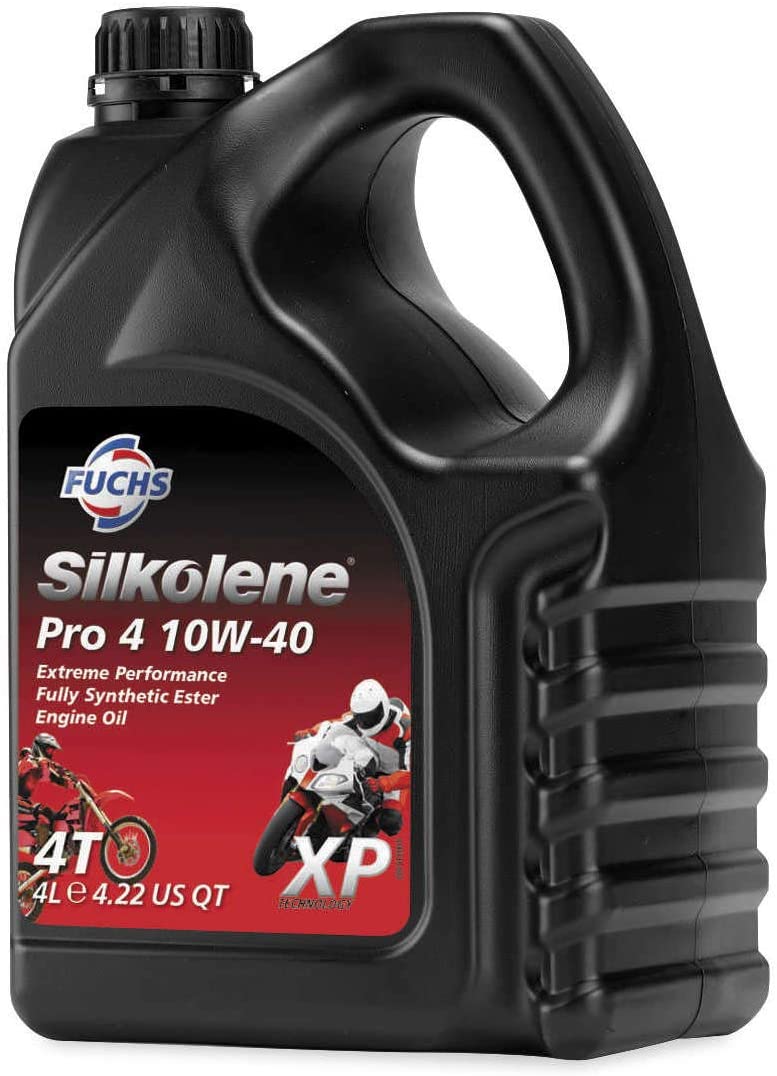 Silkolene Pro 4 10W-40 Oil Extreme Performance 100% Fully Synthetic Ester Improved Power