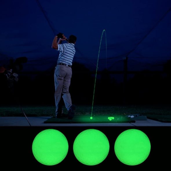 fluorescent golf ball