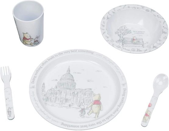 Disney Christopher Robin 5 Piece Melamine Crockery Set Di519 - Image 2