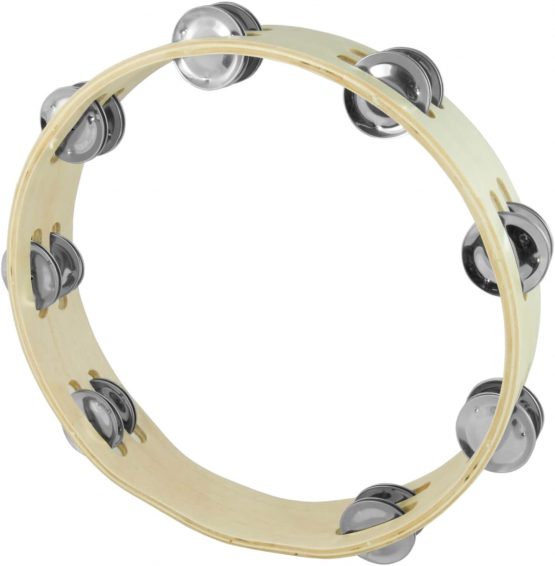 Tiger 10" Tambourine Headless Double Row - Image 2