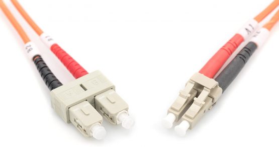 DIGITUS Professional Fiber Optic Patch Cable, OM2, Multi Mode, Duplex 50/125 micron orange Orange 1 m - Image 4