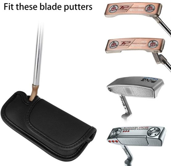 BIG TEETH Golf Putter Head Covers Blade Golf Club Protector Lightweight For Scotty Cameron Taylormade - Image 2