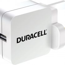 Duracell 2.4 A USB AC Charger for all Smartphone and Tablet - White