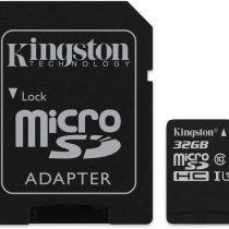 Kingston Canvas Select (SDCS/32GB) MicroSDClass 10 UHS-I Speeds Up to 80 MB/s Read (SD Adapter Included) - Bring Your HD Videos to Life