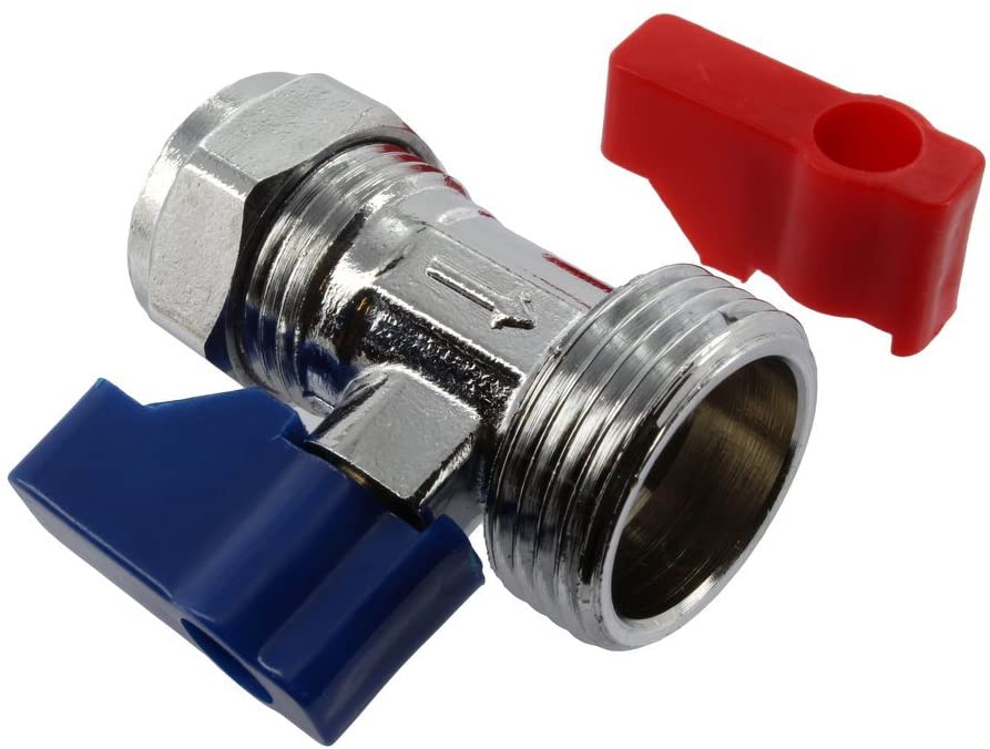 Paxanpax PLD1521 Universal Straight Compression Fit Valve Tap, 3/4-Inch x 15 mm