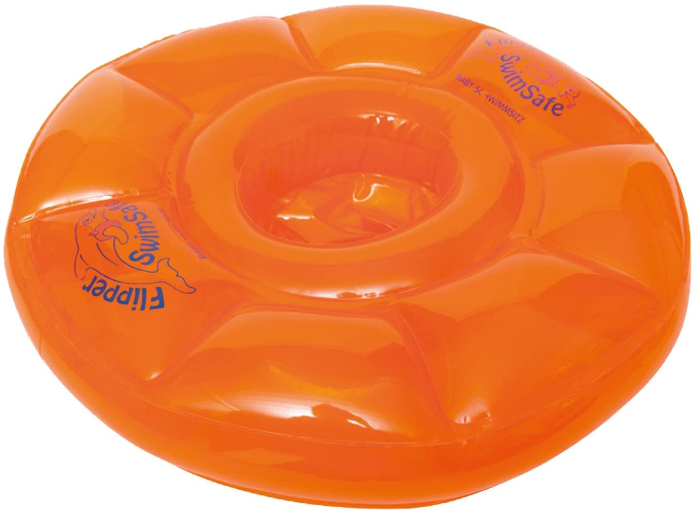 Flipper SwimSafe 1040 Swimming Seat for Babies from 3 Months, Swimming Aid with 3 Air Chambers and Without Straps
