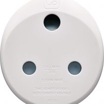 Go Travel South Africa to UK (SA-UK) Compact Earthed Travel Adaptor (Adapter Ref 582)