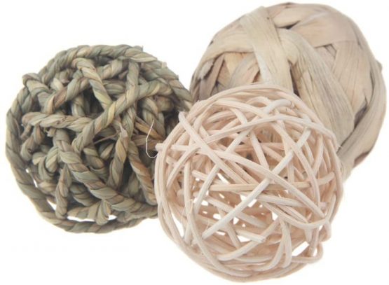 emours Small Animal Activity Play Chew Toys for Bunny Rabbits Guinea Pigs Gerbils, 3 Valued Pack - Image 2