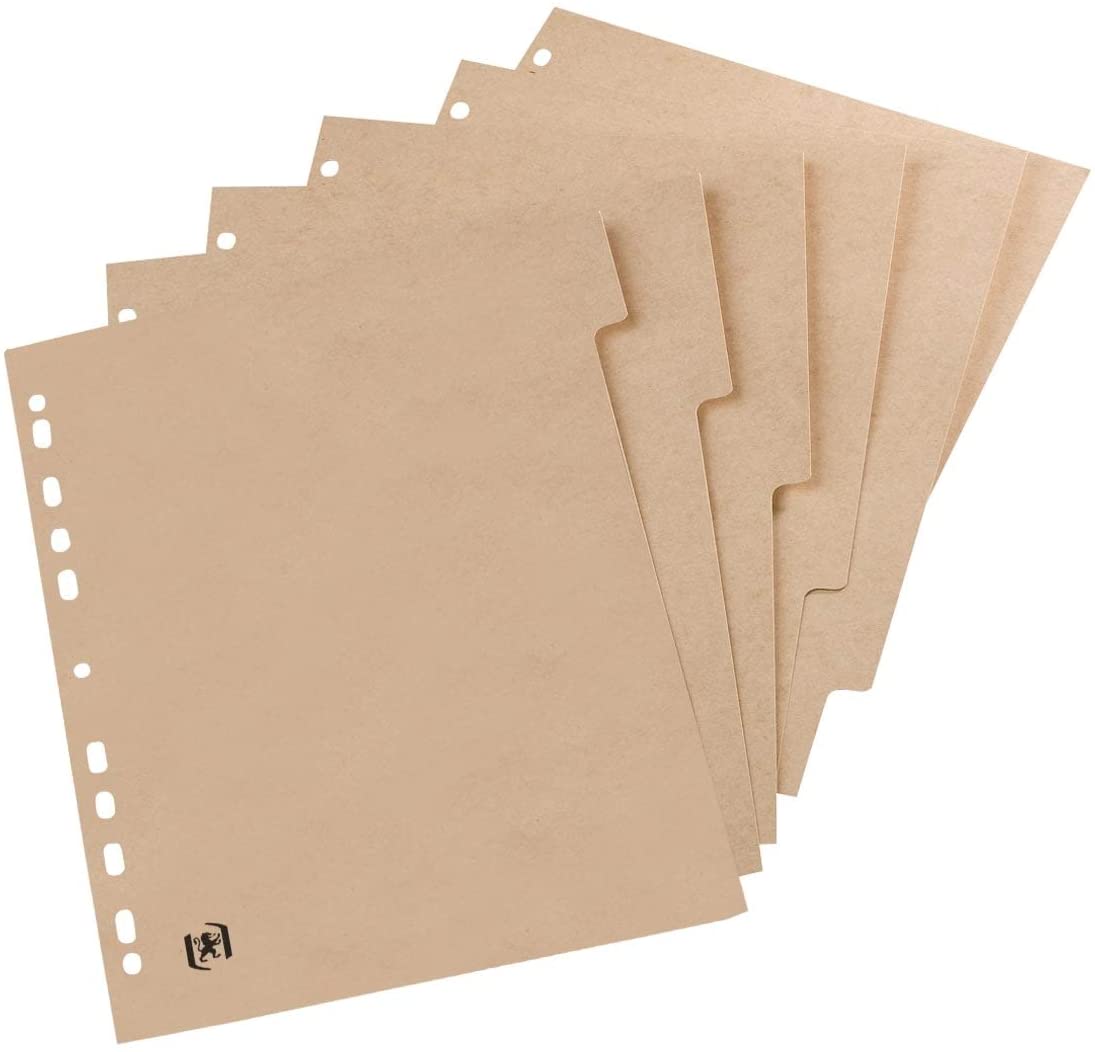 Elba Touareg Suspension File Cardboard Brown 6pièce Divider - Divider (Brown (S), Cardboard, A4, 210 mm x 297 mm 120 g)