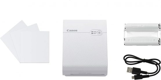 Canon SELPHY SQUARE QX10 Portable Colour Photo Wireless Printer (White) - A compact WiFi printer that prints quality square photos and connects directly to your smartphone - Image 4