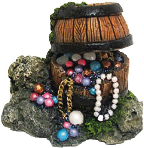 Amtra Resin decoration BARREL WITH TREASURE - assorted colours - Image 2