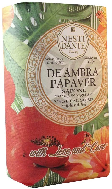 NESTI DANTE Dante de Ambra Papaver No.9 Soap 250 g, mehrfarbig, 250 g (Pack of 1)