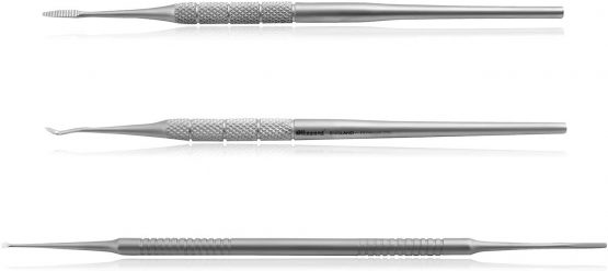 Blacks Files and Probe Podiatry Tools by Blizzard - German Forged - Blacks File Spoon and Swan Neck Probe Chiropodist Kit – Hospital Grade