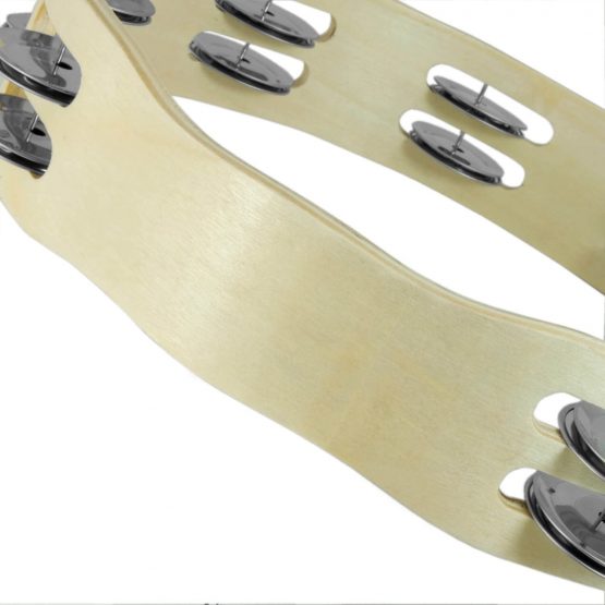 Tiger 10" Tambourine Headless Double Row - Image 3