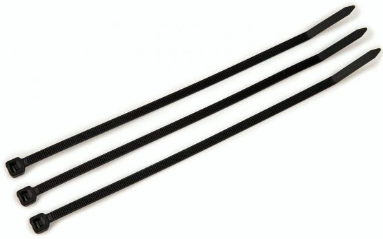 100 X Black Cable Ties 100Mm X 2.5Mm Zip Tie Bases All Sizes - Image 3