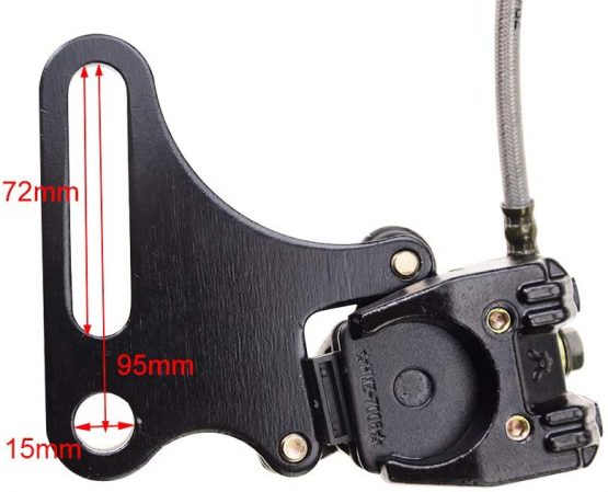 GOOFIT Rear Brake Assembly Master Cylinder Caliper Replacement for SSR 125cc 110cc Pit Dirt Bike Chinese Scooter - Image 2