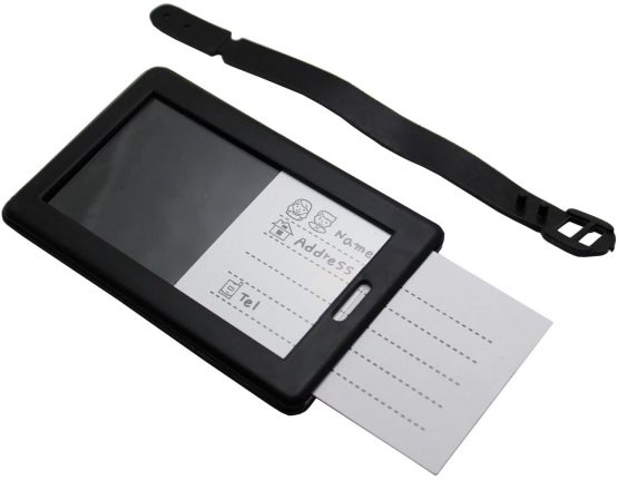 LJY Travel Luggage Suitcase Labels ID Tags Business Card Holder, Set of 8 - Image 3