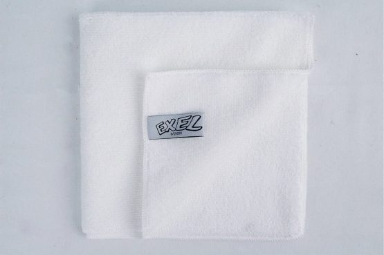 Exel Microfibre Super Magic Cleaning Cloths For Polishing, Washing, Waxing And Dusting. Cleaning Accessories, White (Pack of 10) - Image 3