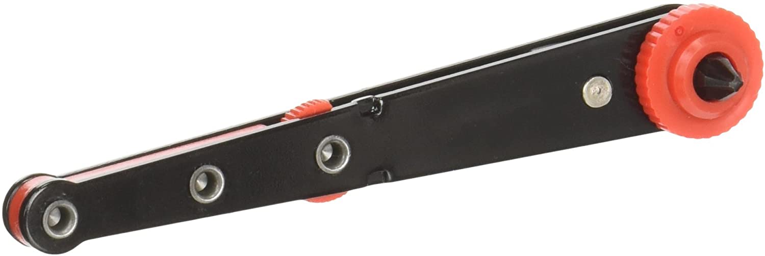 ENGINEER dr-55 Ratchet Screwdriver, Red/Black, Red / Black - Image 2