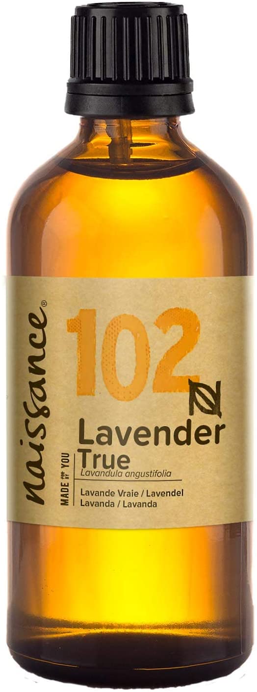 Naissance True Lavender Essential Oil (No. 102) 100ml, Pure, Natural, Cruelty Free, Vegan, Steam Distilled and Undiluted