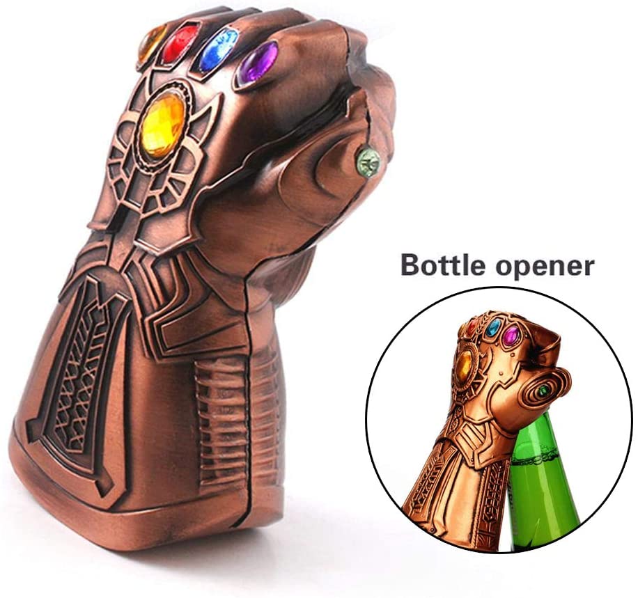 Beer Bottle Opener, Thanos Glove Bottle Opener, The Avengers 4: Endgame Bottle Cap Opener Gift Great for for Bar Party
