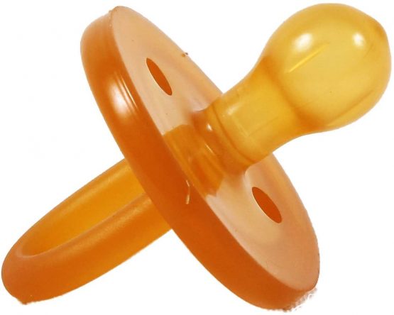 Sweetie Rubber Pacifier Natural Rubber Pacifier Rounded 2 … (Medium 6-12) - Image 2