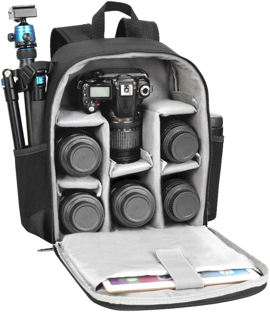 CADeN Camera Backpack camera case bag Waterproof Anti Theft Photography Travel rucksack for DSLR SLR Nikon Canon Sony
