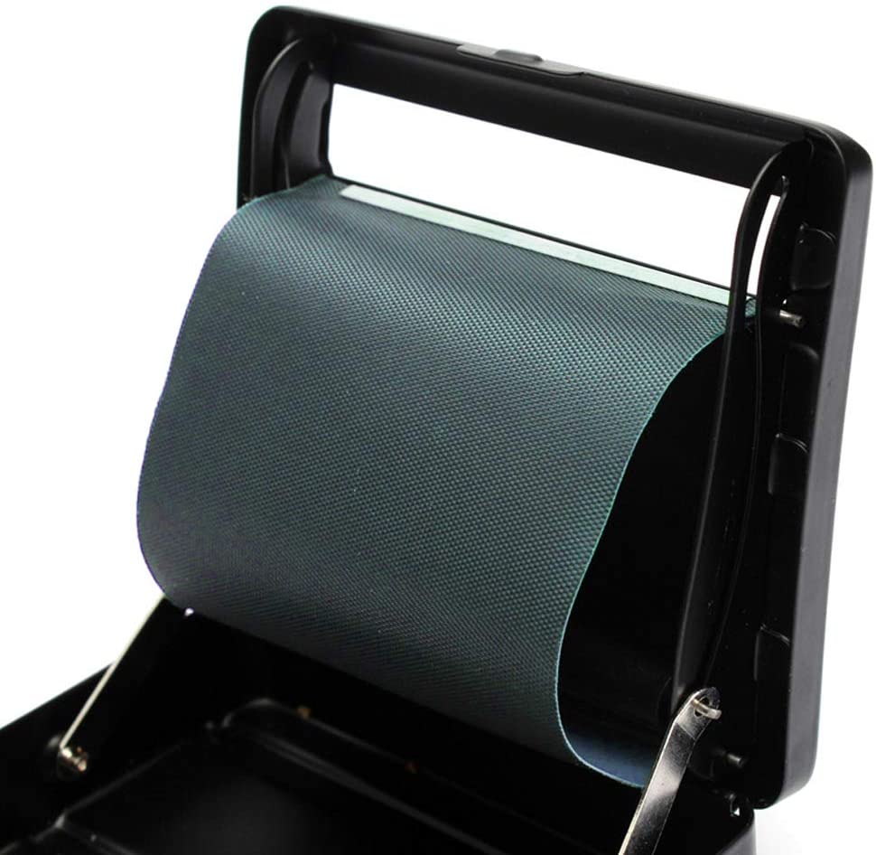 EKdirect Automatic Cigarette Rolling Machine 70mm Cigarette Portable Metal Box for Cigarette Rolling, Black - Image 3
