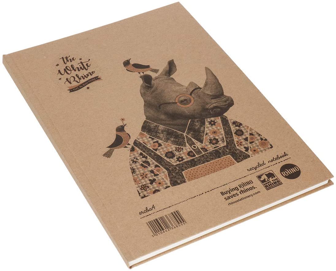 Rhino Stationery A4 Notebook, Beige