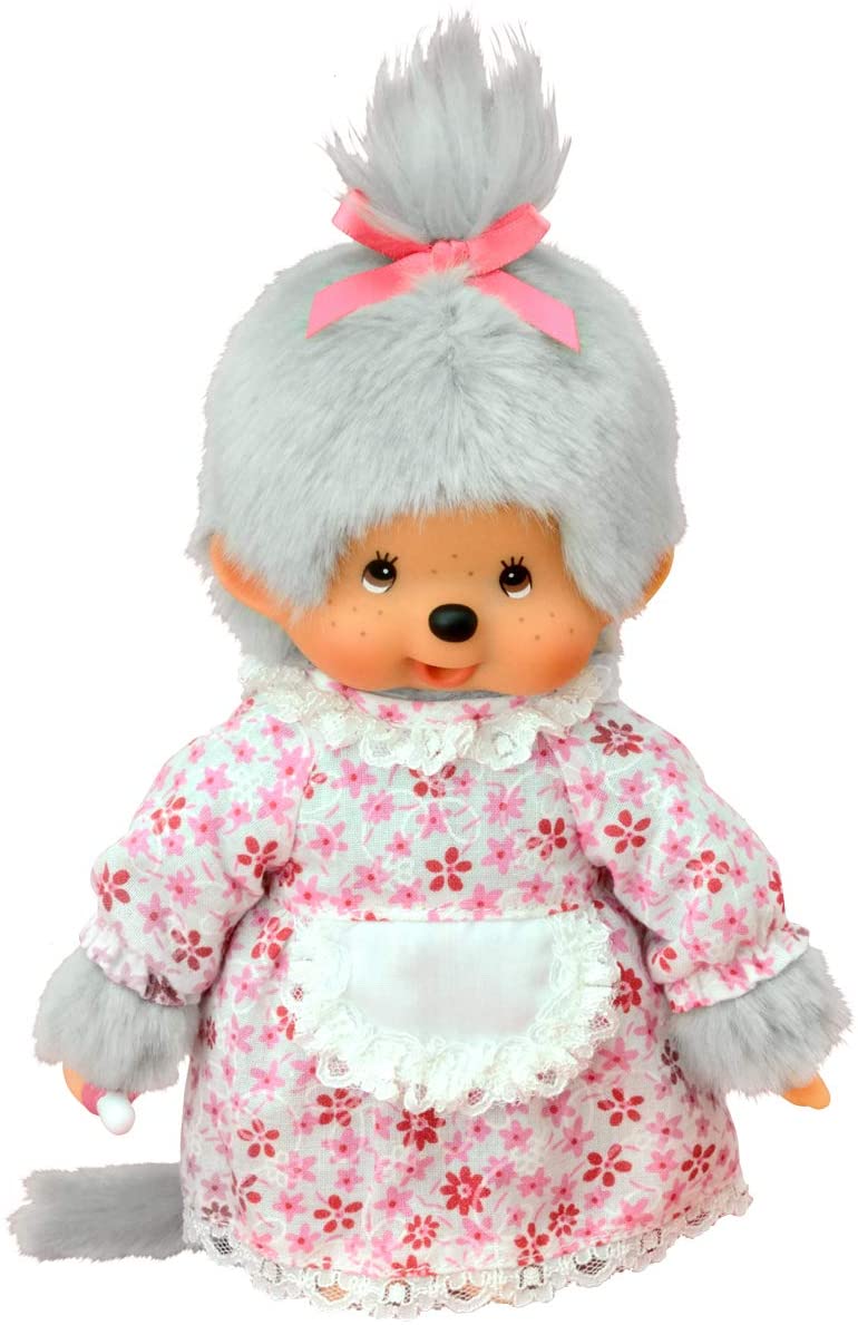 Bandai - Monchhichi - Plush - Granny 20 cm, Grandma