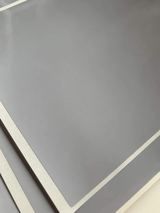 Tile Style Decals 50pc Grey Tile Stickers 6 x 6 inch Black Transfers