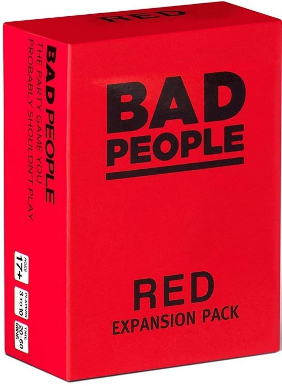BAD PEOPLE - RED Expansion Pack (100 NEW Question Cards) - The Game You Probably Shouldn't Play