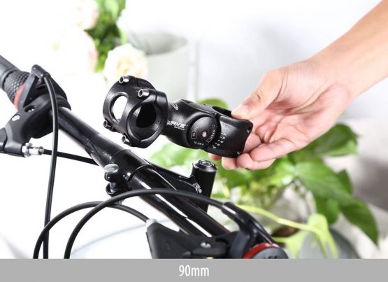 FOMTOR Adjustable Bike Stem 31.8mm 0~60 Degree WAKE Adjustable Handlebar Stem MTB Stem for Mountain Bike Road MTB (31.8mm x 90mm,Black) - Image 4