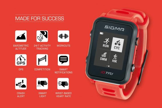 Sigma Sport iD Triathlon GPS Watch with Multisport Training Mode, Wrist-Based Heart Rate, Outdoor Navigation, Lightweight and Waterproof - Image 4