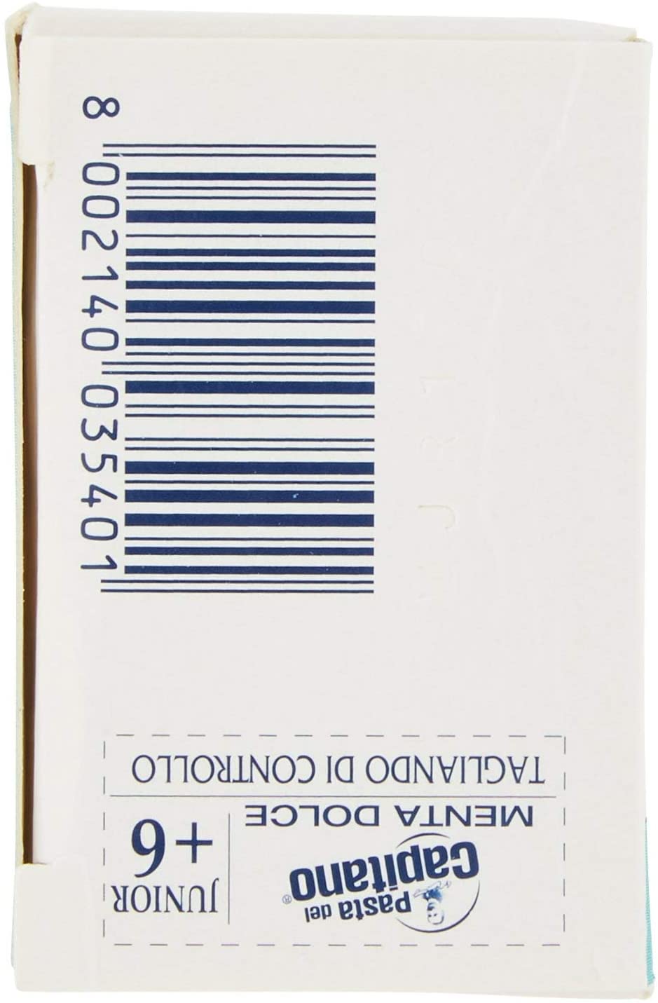 Pasta del Capitano Baby/Junior Plus 6 Years Toothpaste, Soft Mint, 75 ml (Pack of 1) - Image 2
