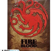 ABYstyle - GAME OF THRONES - Metal plate "Targaryen" (28x38)