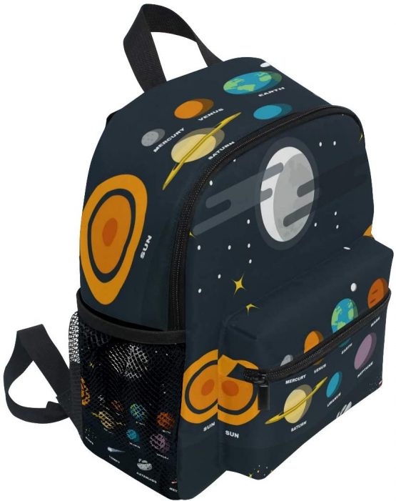 ISAOA Brown Horse Children's Backpack for Boys Girls,Kid's Schoolbag for Kindergarten Preschool Toddler Baby Nursery Travel Bag with Chest Clip - Image 2