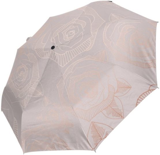 Folding Umbrella Colorful Letters On Red Print Rain Sun Compact Automatic Umbrella Sunblock Windproof for Women Men Girls Boys - Image 2