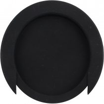 Futheda 85mm Guitar Soundhole Cover Block Plug Screeching Halt Rubber Black for Acoustic Electric Guitar