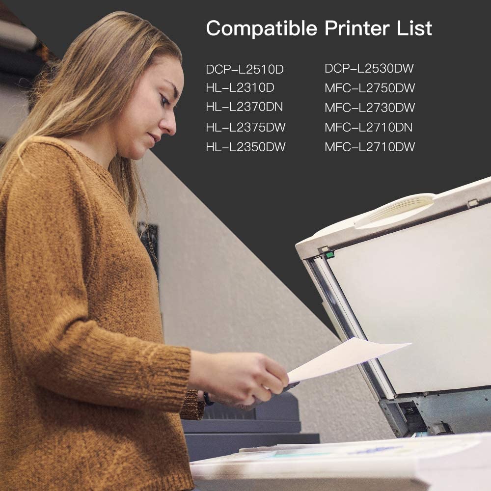 Uniwork Toner Cartridge Replacement for Brother TN2420 TN2410 Compatible with L2310D L2350DW L2370DN L2375DW L2710DW L2750DW L2710DN L2730DW L2510D L2530DW L2750DW (Black - Image 2