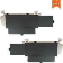 WANPOOL Car Visor Sunshade, Car Visor Anti-glare Sunshade Extender for Front Seat Driver and Passenger - 2 Pieces (Black)