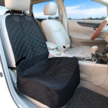 Vailge Front Seat Cover for Dogs, 100% Waterproof Dog Seat Cover, Nonslip Scratch Proof Dog Front Seat Cover for Pets, Washable Pet Front Seat Cover for Trucks, Cars, SUV, Black, One Size