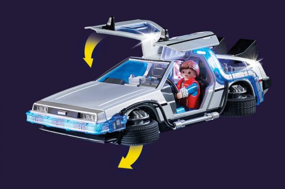 Playmobil 70317 Back To The Future Delorean with Figures and Features, for Ages 5+, Multicoloured, 385 x 94 x 284 mm - Image 3