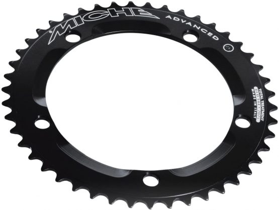 Miche Unisex's Primato Advanced Pista Track Chainring, Black, 51t
