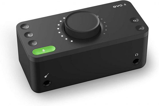 EVO 4 USB Audio Interface sound card for music production (2 in / 2 out USB audio-interface, 48 Volt phantom power, 2 microphone preamps, etc.) - Image 3