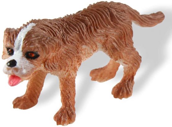 Larcele 12 Kinds Simulated Mini Plastic Animal Model Dog Toy Figures For Kids FZG-01 (Dog) - Image 4